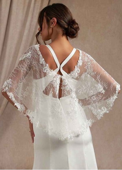 Earizer Hodesh Lace Tulle Wrap