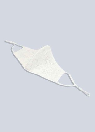 Earizer Non-Medical Ivory Lace Reusable Face Mask
