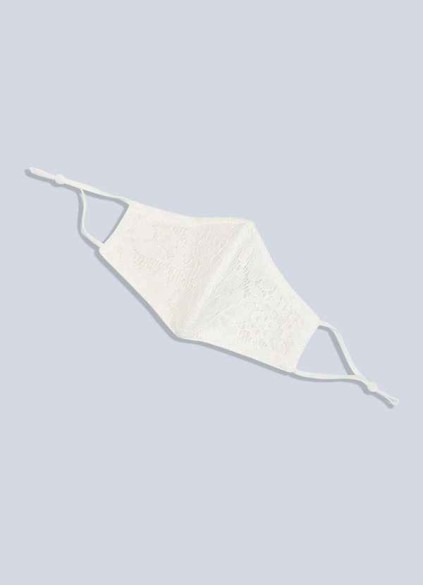 Earizer Non-Medical Ivory Lace Reusable Face Mask