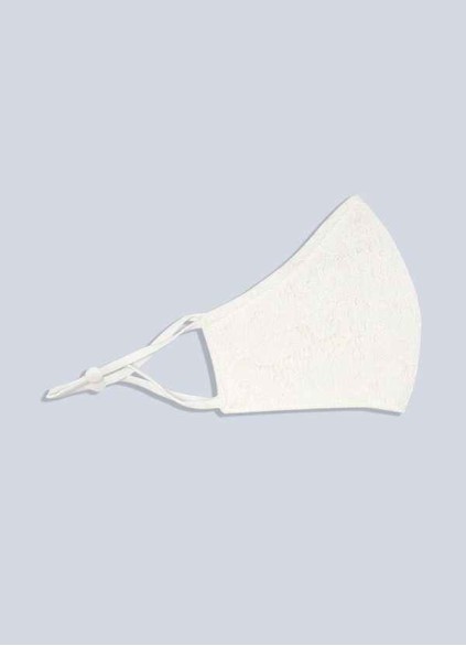 Earizer Non-Medical Ivory Lace Reusable Face Mask