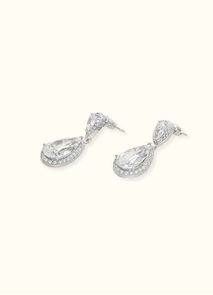 Stunning Silver Teardrop Earrings