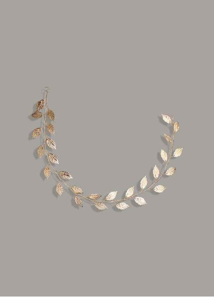 Gilded laurel Leaf Headband