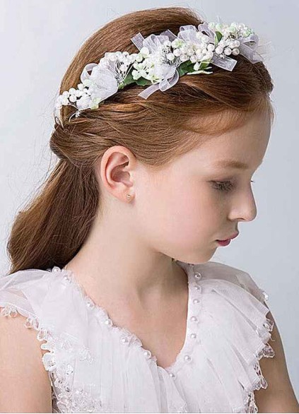 Persephone Flower Girl Headpiece