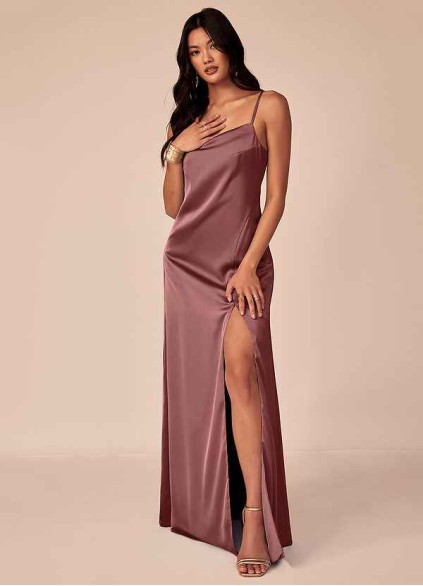 Earizer Briza Stretch Satin Dress