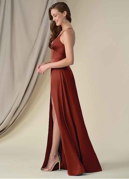 Earizer Mina Stretch Satin Dress