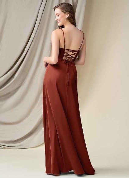 Earizer Marchella Stretch Satin Dress