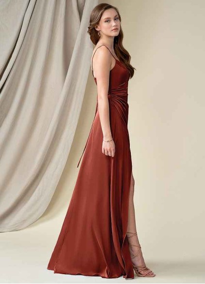 Earizer Marchella Stretch Satin Dress