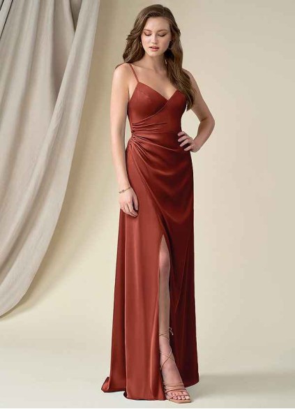 Earizer Marchella Stretch Satin Dress