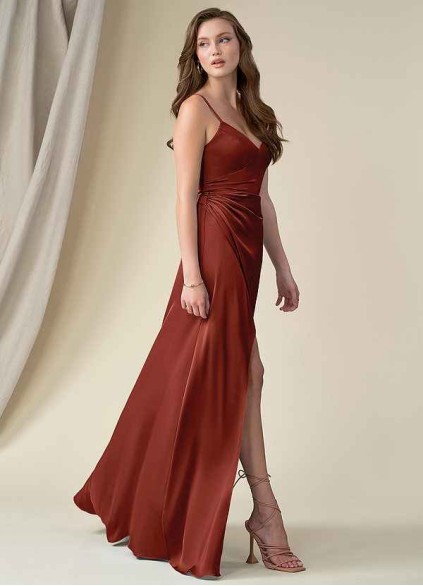 Earizer Marchella Stretch Satin Dress