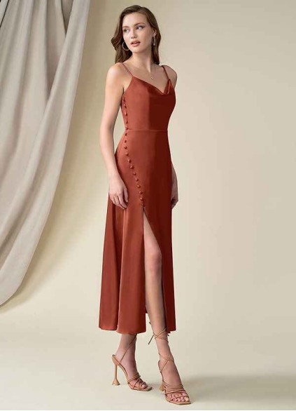 Earizer Ceci Stretch Satin Dress