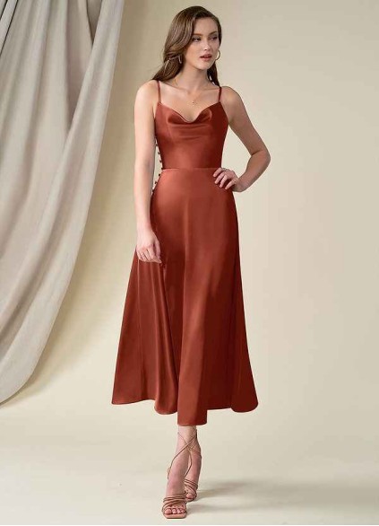 Earizer Ceci Stretch Satin Dress