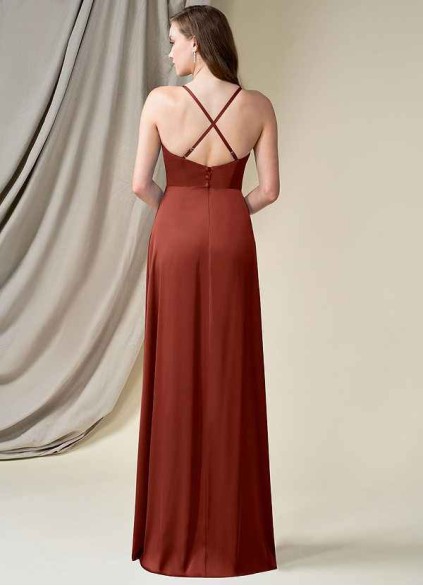 Earizer Naomie Stretch Satin Dress