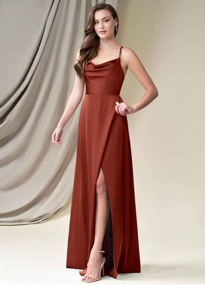 Earizer Naomie Stretch Satin Dress