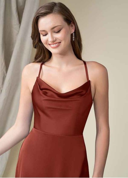 Earizer Naomie Stretch Satin Dress