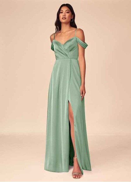 Earizer Ocean Stretch Satin Dress