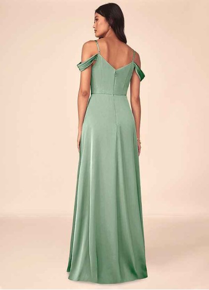 Earizer Ocean Stretch Satin Dress