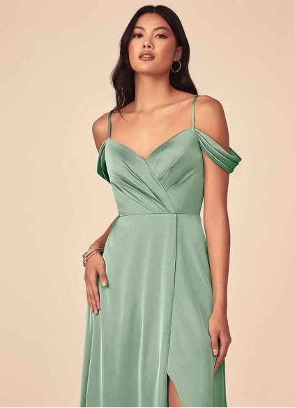 Earizer Ocean Stretch Satin Dress