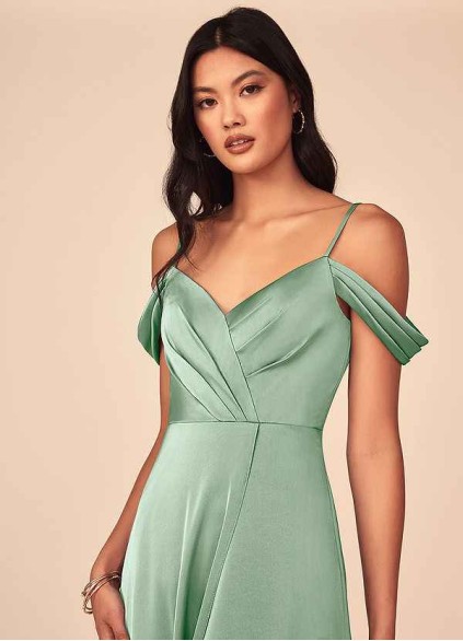 Earizer Ocean Stretch Satin Dress