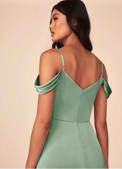 Earizer Ocean Stretch Satin Dress