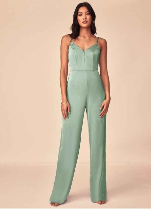 Earizer Elizabella Stretch Satin Jumpsuit