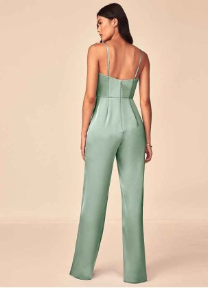 Earizer Elizabella Stretch Satin Jumpsuit