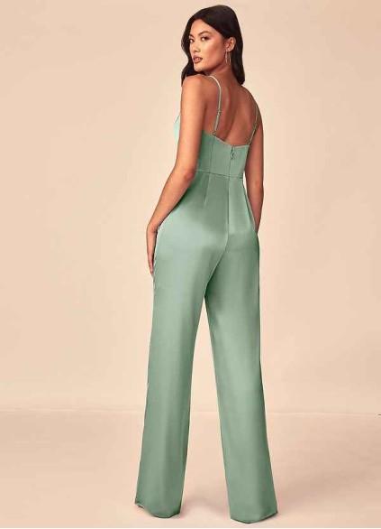 Earizer Elizabella Stretch Satin Jumpsuit