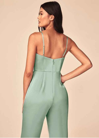 Earizer Elizabella Stretch Satin Jumpsuit