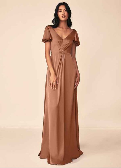 Earizer Soren Stretch Satin Dress