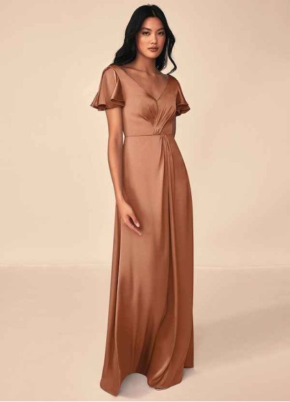 Earizer Soren Stretch Satin Dress