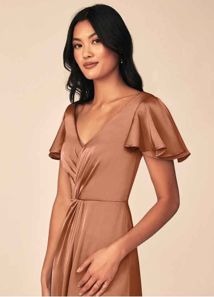 Earizer Soren Stretch Satin Dress