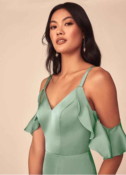 Earizer Andie Stretch Satin Dress