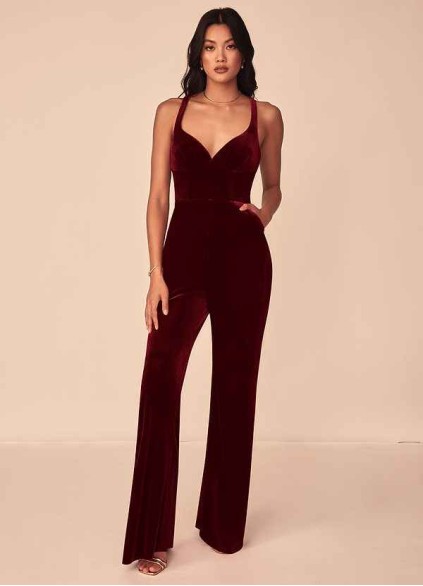 Earizer Emmette Velvet Jumpsuit