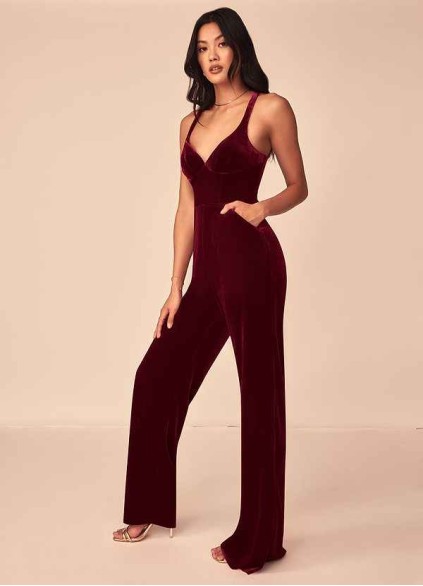 Earizer Emmette Velvet Jumpsuit