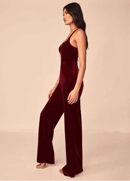 Earizer Emmette Velvet Jumpsuit