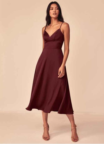 Earizer Dottie Stretch Satin Dress