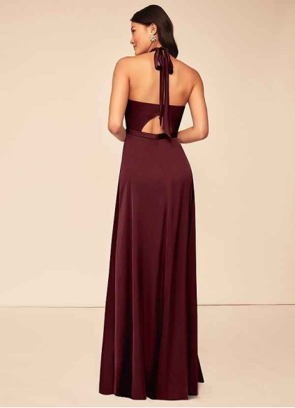 Earizer Delmar Stretch Satin Dress