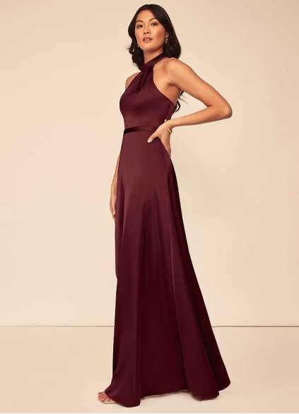 Earizer Delmar Stretch Satin Dress