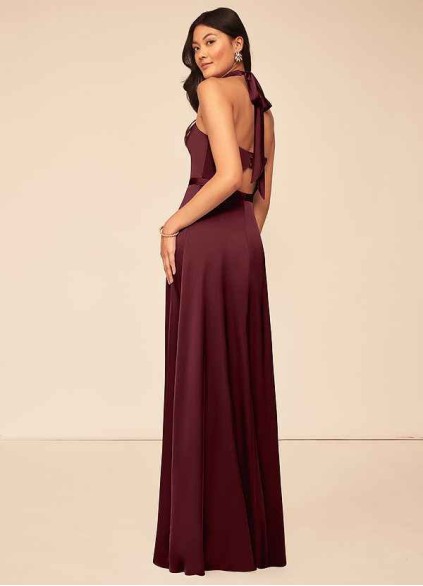 Earizer Delmar Stretch Satin Dress