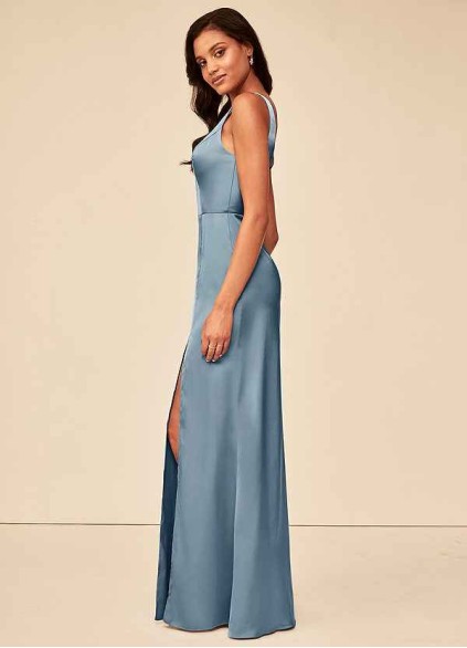 Earizer Jess Stretch Satin Dress