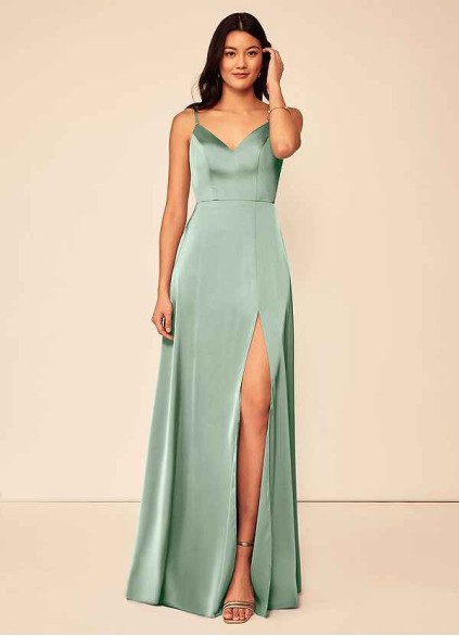 Earizer Alexandria Stretch Satin Dress