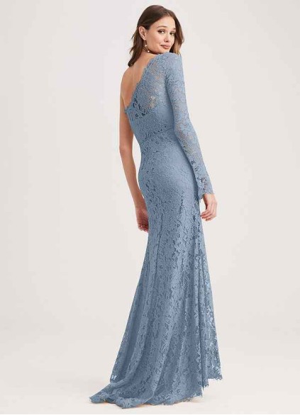 PT101 3 Pnina Signature Lace One-shoulder Gown