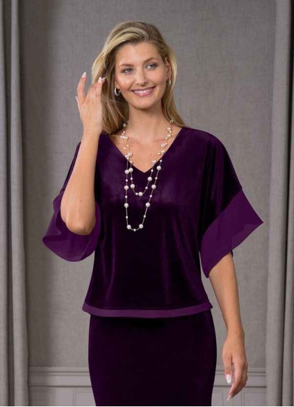 Earizer Fianna Velvet Blouse
 ( Final Sale )