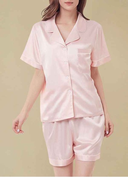 Amber Satin Pajama Set