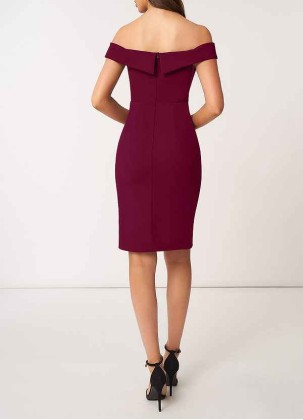 AZ Occasions True Love Stretch Crepe Short Dress