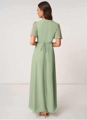 AZ Occasions Effortless Beauty Chiffon Maxi Dress