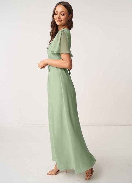 AZ Occasions Effortless Beauty Chiffon Maxi Dress