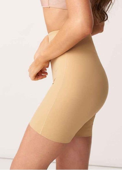 High Waisted Seamless Mid Thigh Shorts