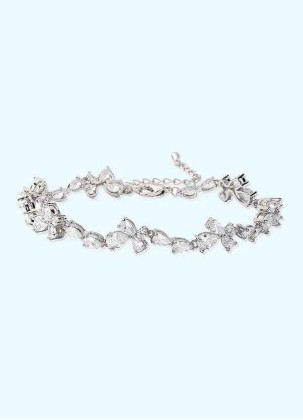 Octoganal Crystal Bracelet