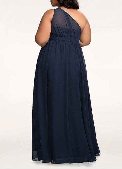 AZ Occasions Magical Day Dark Navy Chiffon Maxi Dress