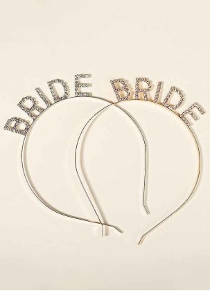 Glittering Bride Headband